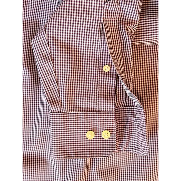 Awearness Kenneth Cole Men's Shirt 16 1/2 34/35 Purple Button Down Long Sleeve - Picture 9 of 9